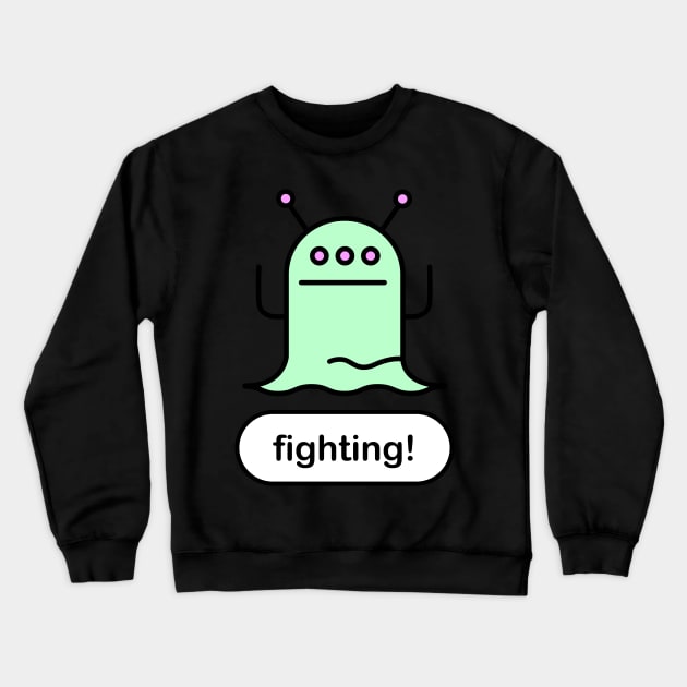 Cute Alien | K-Pop Fighting! Crewneck Sweatshirt by MeatMan